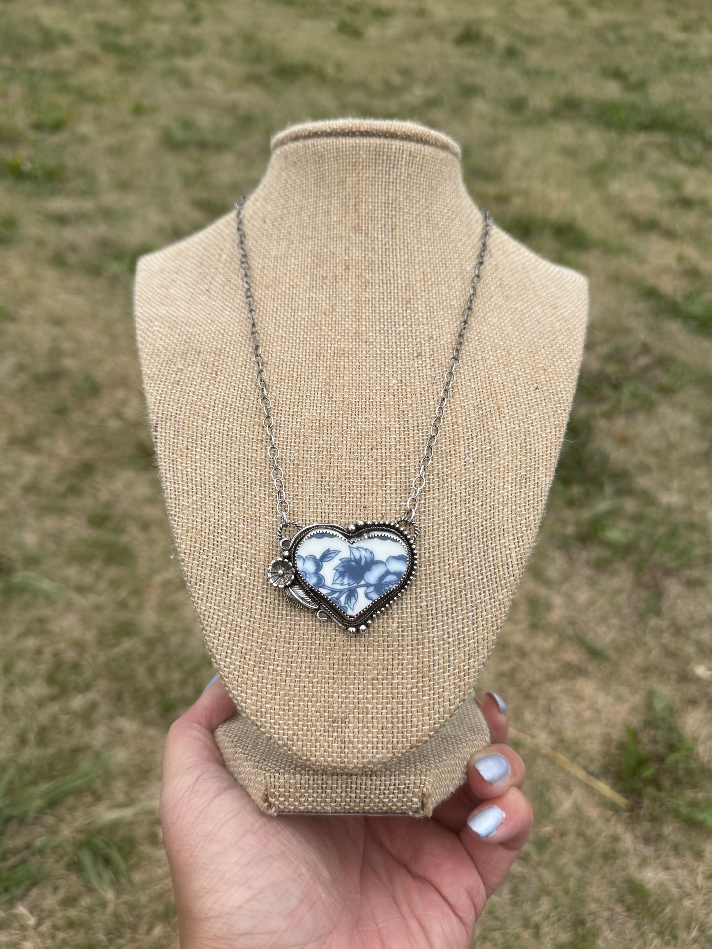 Dolly China Plate Necklace