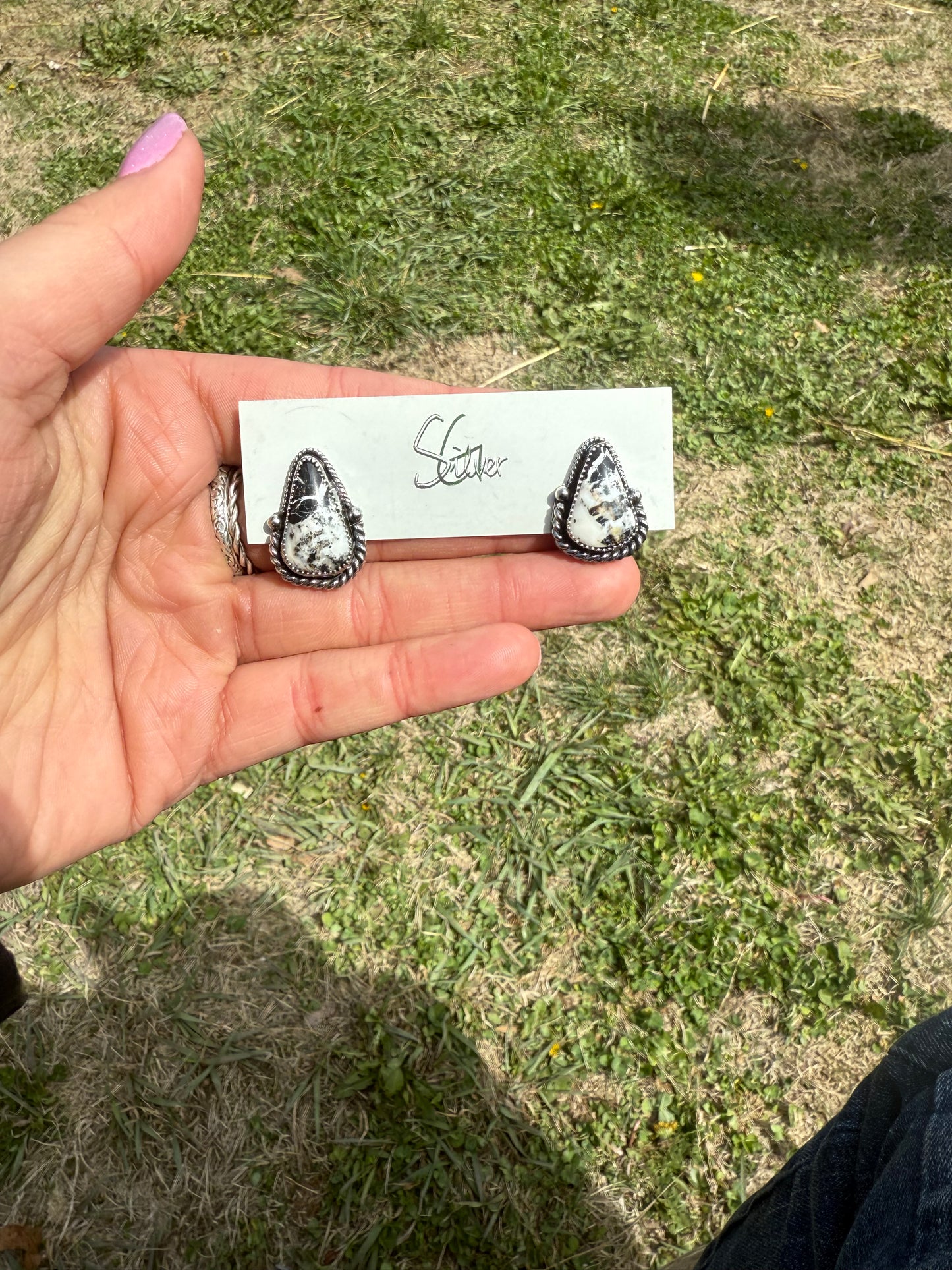 White Buffalo Abigail Earrings
