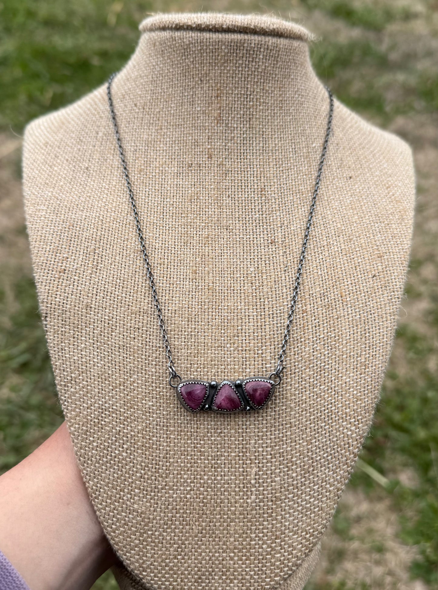 Purple Spiny Josie Necklace