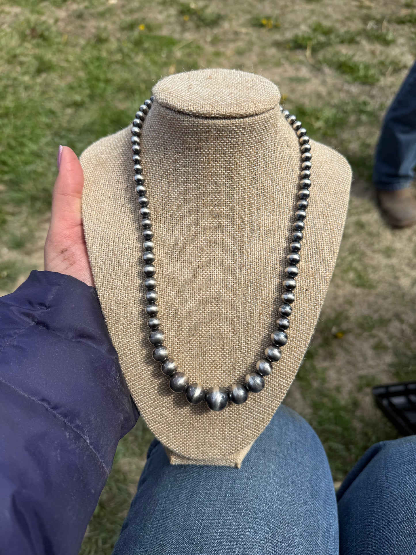 Graduated Navajo Pearl Necklace
