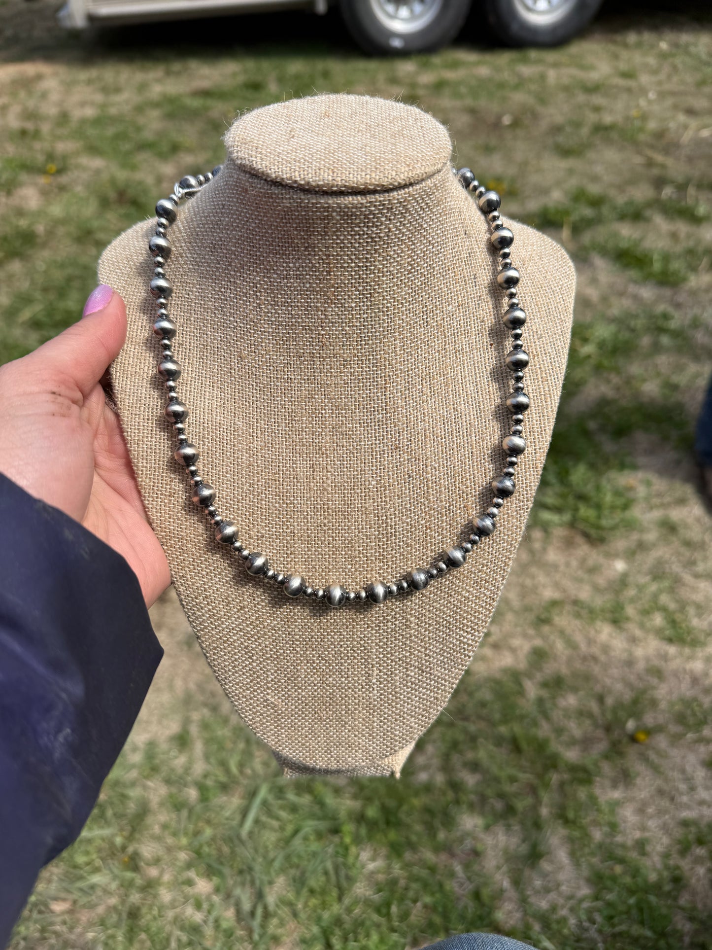 Chunky Navajo Pearl Necklace