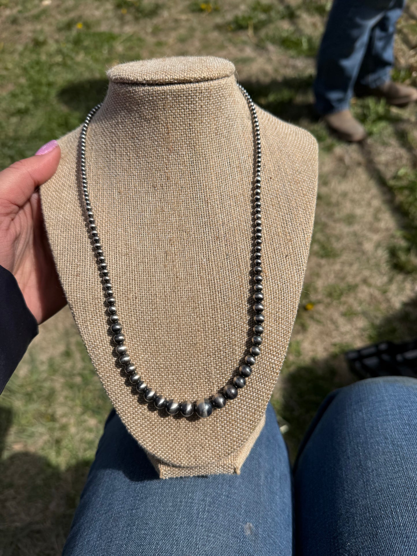 Graduated Navajo Pearl Necklace