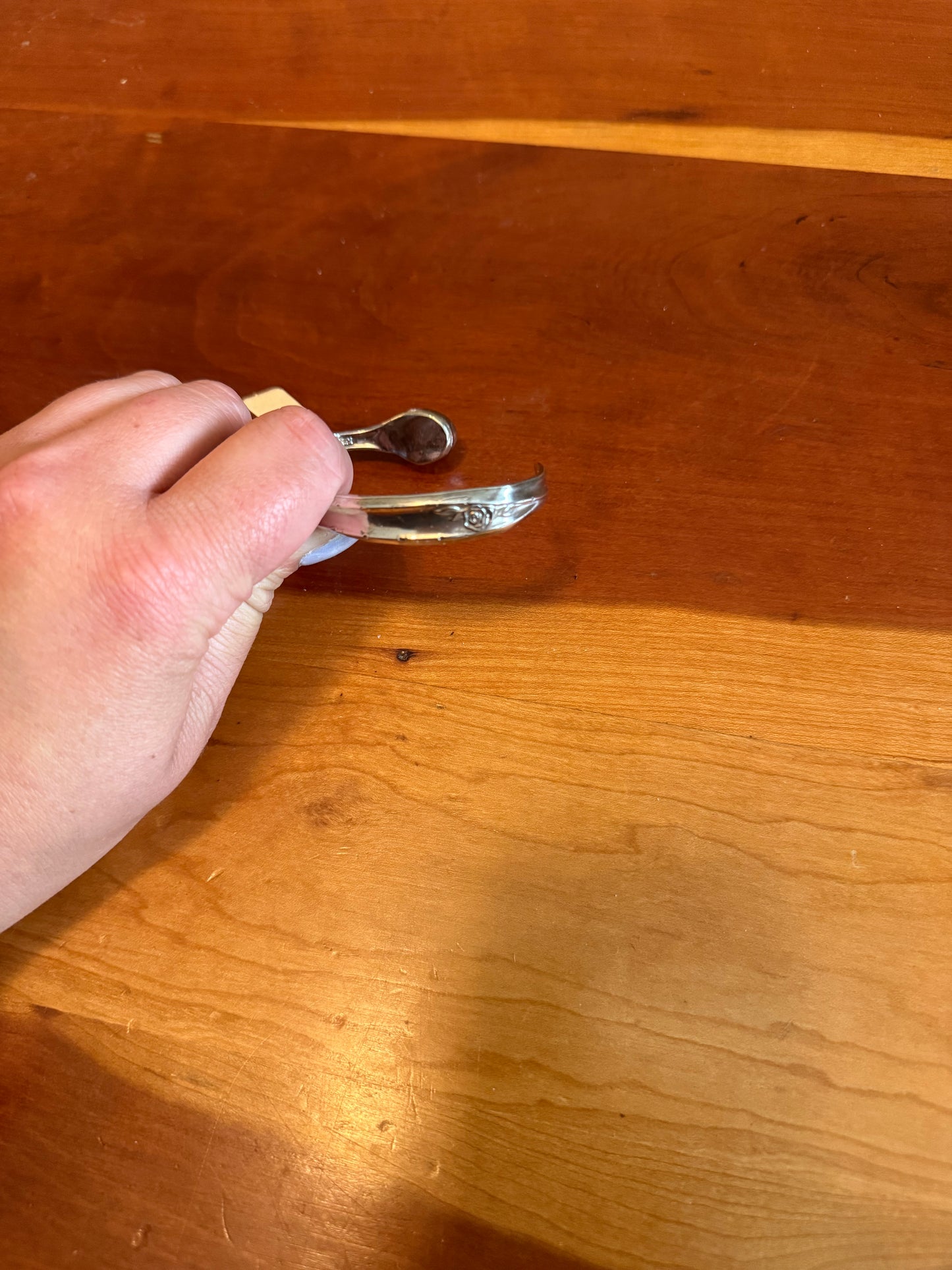 Vesper Onyx Spoon Cuff