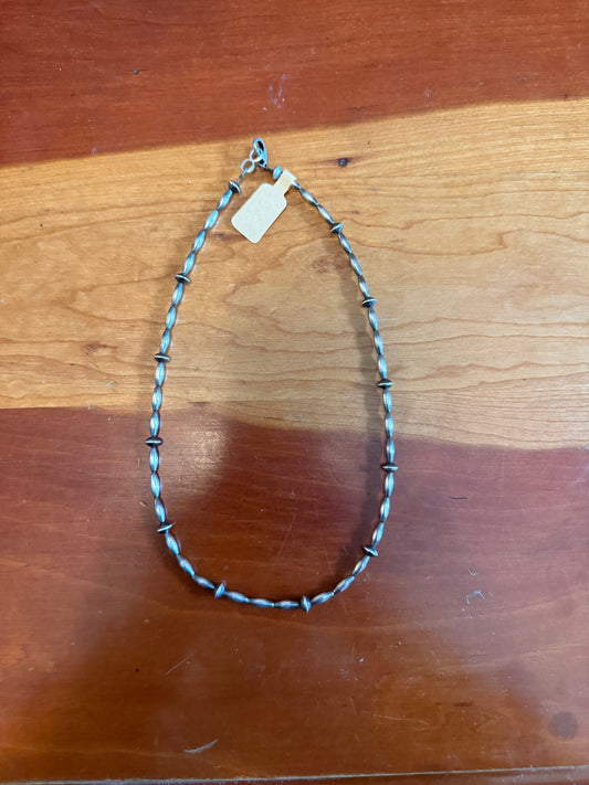 Small Torpedo/Saucer Necklce