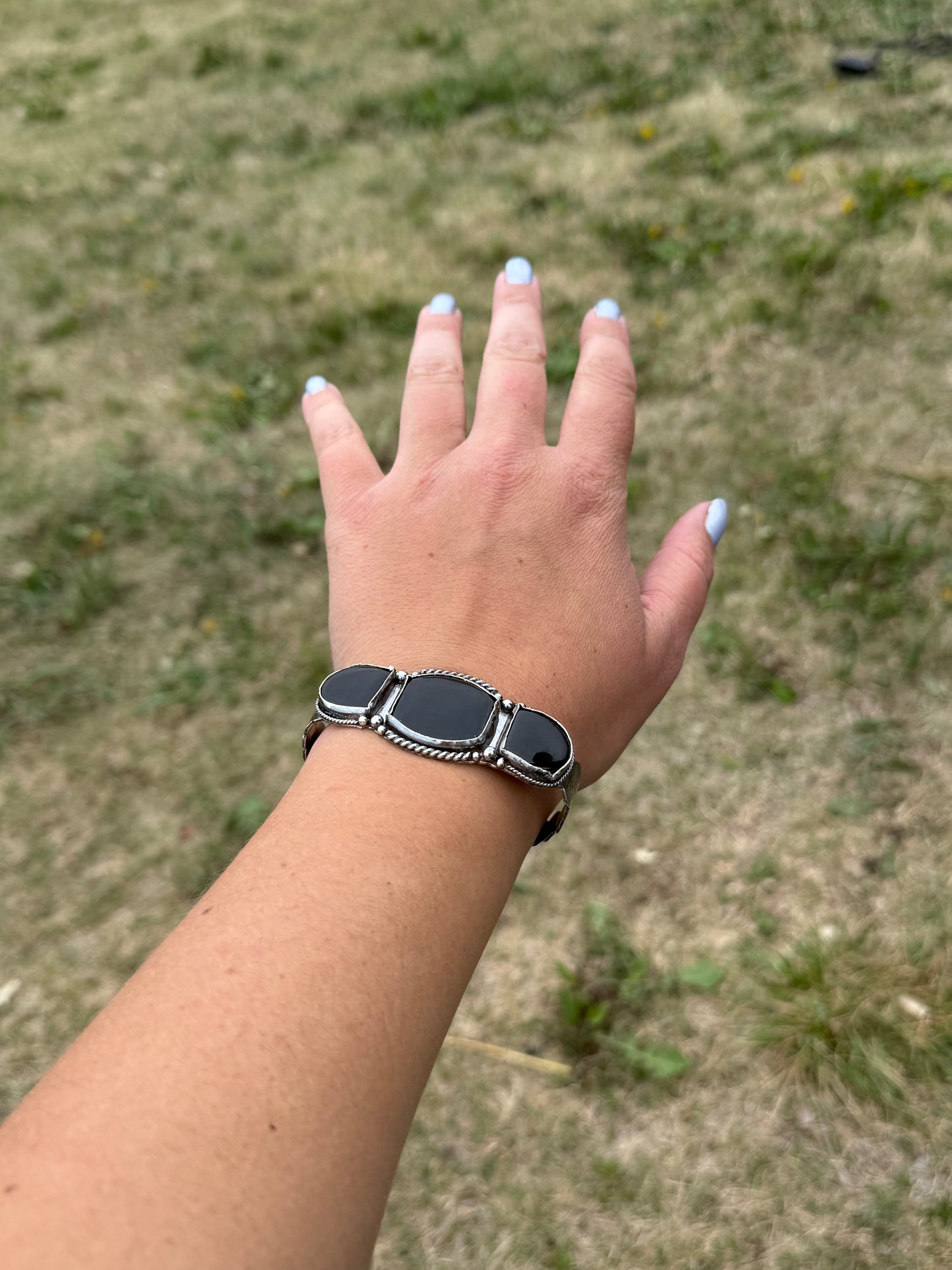 Bella Onyx Cuff