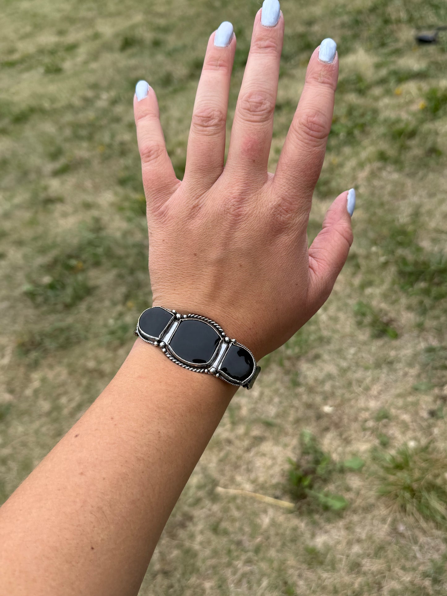 Bella Onyx Cuff