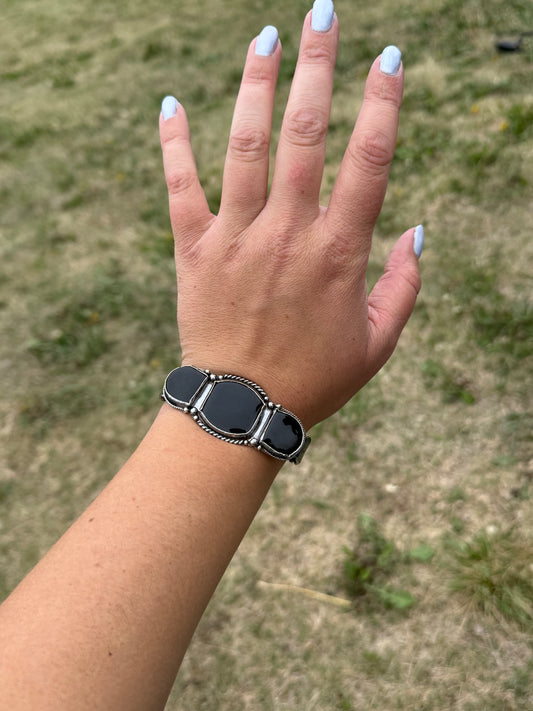 Bella Onyx Cuff